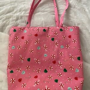 Pink Candy Pattern Tote Bag